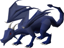 Blue dragon render